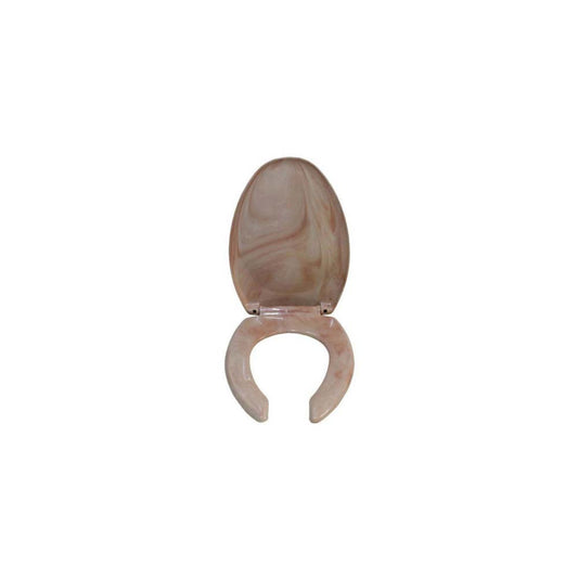 ASIENTO ALARGADO MARMOL CAFE AA-25