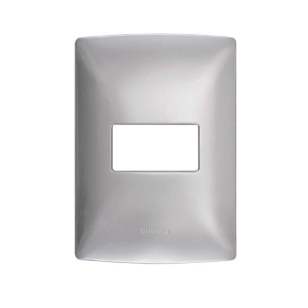 PLACA DE ALUMINIO QMX PLATA 1 VENTANA