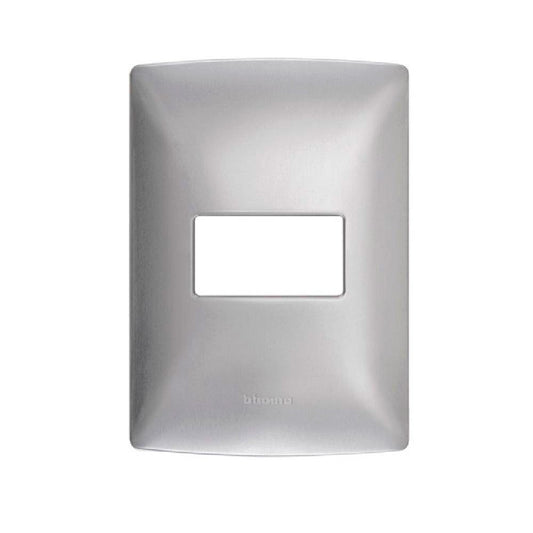 PLACA DE ALUMINIO QMX PLATA 1 VENTANA