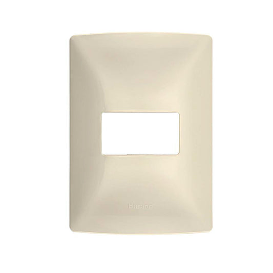 PLACA RESINA MARFIL QMX 1 VENTANA
