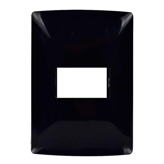 PLACA RESINA NEGRA QMX 1 VENTANA