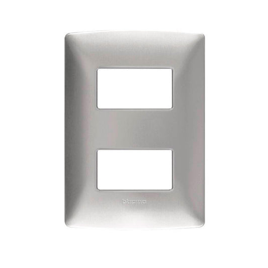 PLACA DE ALUMINIO QMX PLATA 2 VENTANA