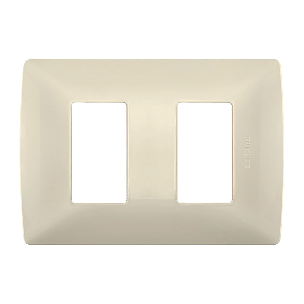 PLACA RESINA MARFIL QMX 2 VENTANA