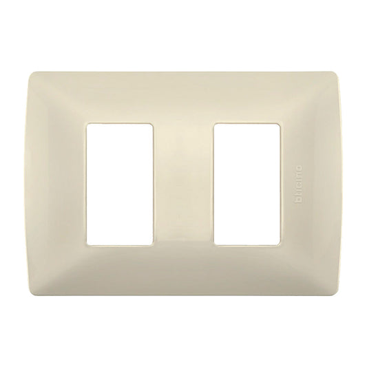 PLACA RESINA MARFIL QMX 2 VENTANA