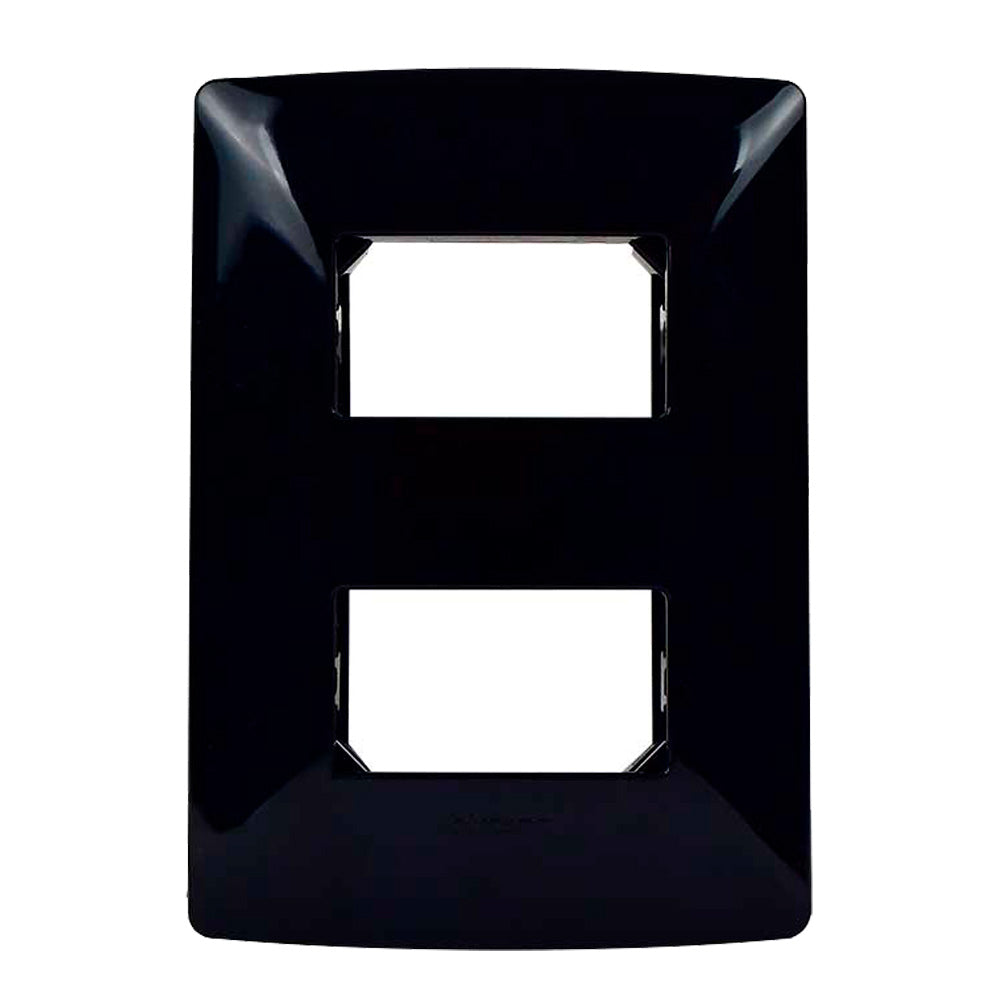 PLACA RESINA NEGRA QMX 2 VENTANA